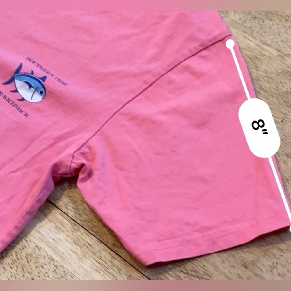 Southern Tide Men’s XS 100% Cotton Hot Pink Skipjack Graphic Tee - Picture 9 of 12